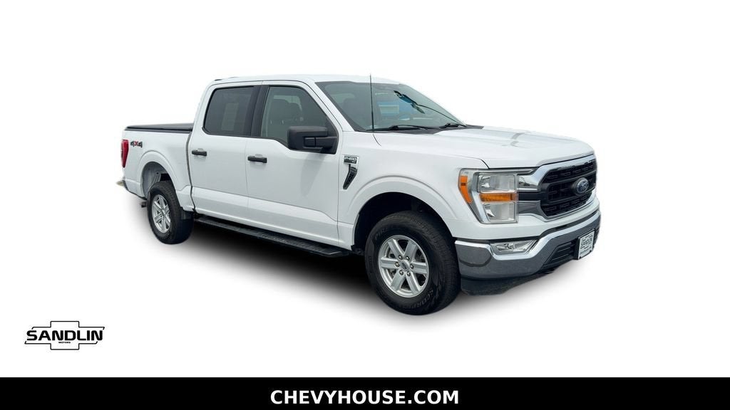 2022 Ford F-150 XL in Oxford White — front three-quarter view