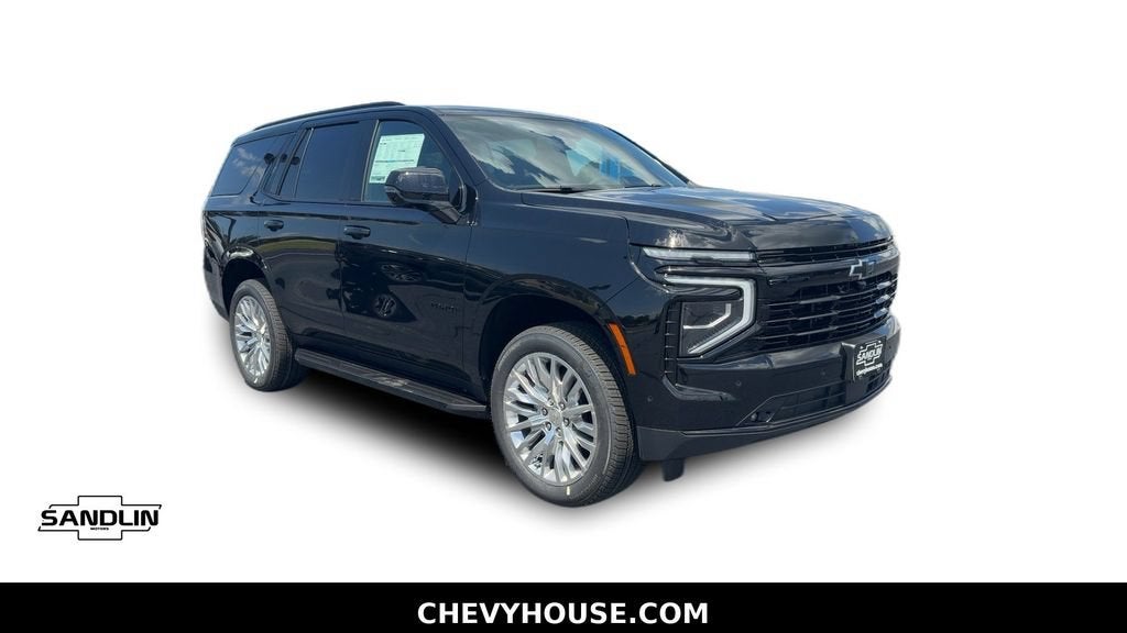 2026 Chevrolet Tahoe RST in Black — front three-quarter view