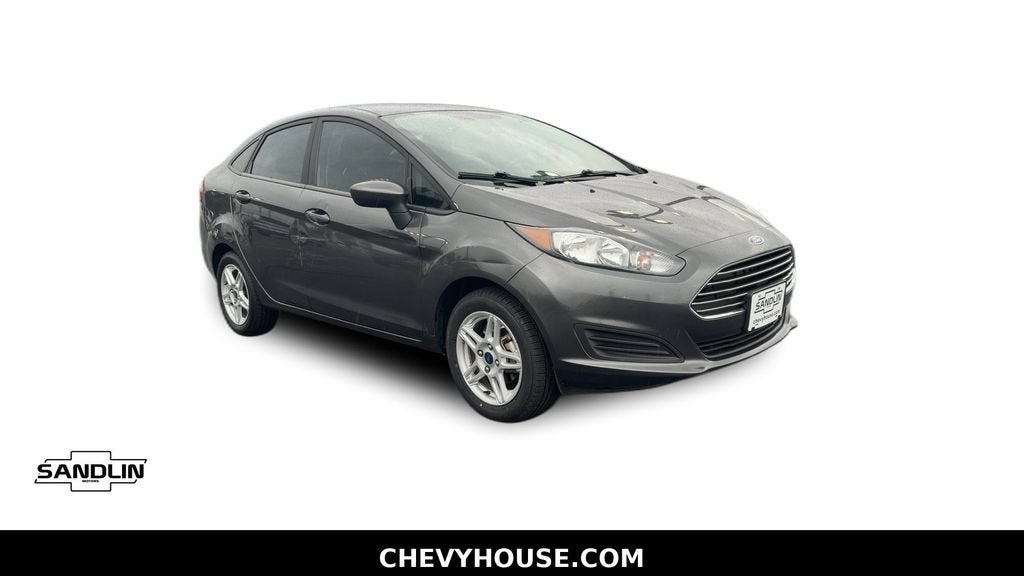2019 Ford Fiesta SE in Gray — front three-quarter view