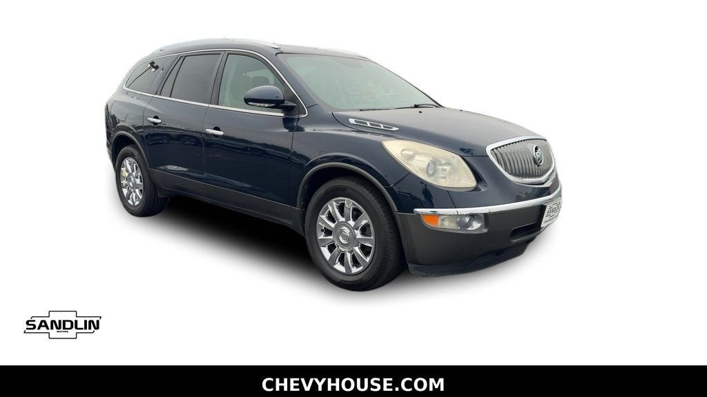 2012 Buick Enclave Leather in Ming Blue Metallic — front three-quarter view