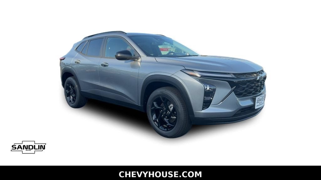 2026 Chevrolet Trax LT in Sterling Gray Metallic — front three-quarter view