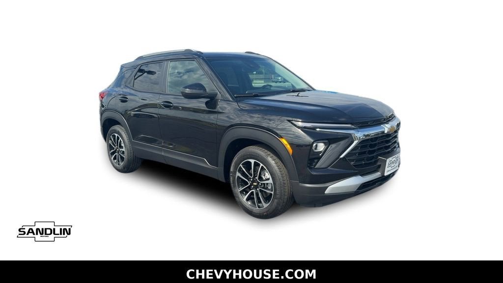 2026 Chevrolet Trailblazer LT in Mosaic Black Metallic — front three-quarter view
